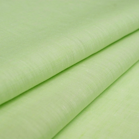 Tkanina lniana wykonana w 100% z naturalnego lnu, posiada charakterystyczny dla tego typu tkanin wyraźny splot.