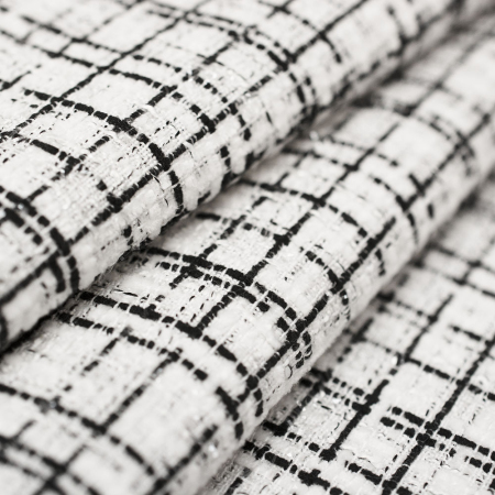 Chanel LUJIO - bardzo elegancka i szykowna tkanina we wzór kratki.