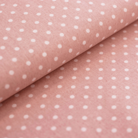 Tkanina bawełniana o splocie płóciennym, wyprodukowana w Polsce.