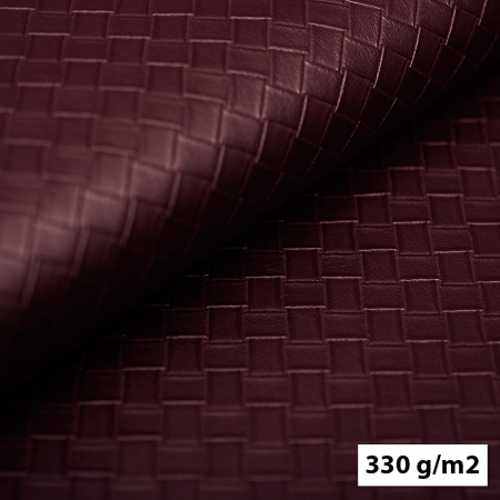 Ekoskóra Tecnotic to efektowny materiał o wyrazistej, plecionej strukturze, która nadaje mu oryginalny i elegancki charakter.