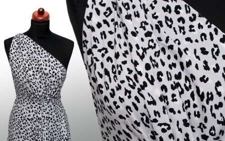 TKANINA WISKOZOWA LUNAR ROCK ANIMAL SKIN