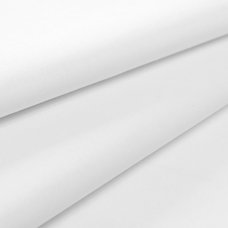 Tkanina bawełniana o splocie płóciennym, wyprodukowana w Polsce.