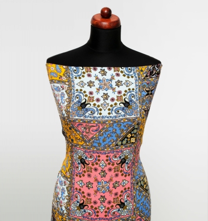 TKANINA WISKOZOWA SPRING PATCHWORK