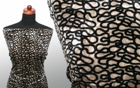 DZIANINA WELUROWA TWISTED BELT