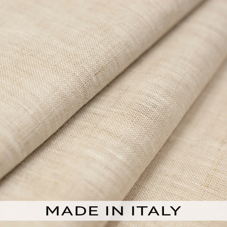 Len Puro to szlachetna, w 100% naturalna tkanina lniana o charakterystycznej, delikatnie widocznej fakturze.