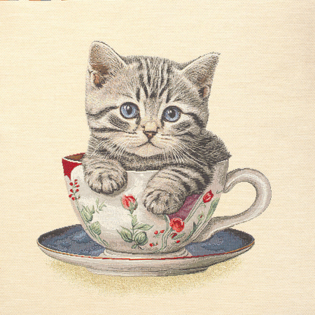 Tkanina żakardowa gobelinowa, panel na poduszkę, doskonale dopełni wystrój wnętrza.