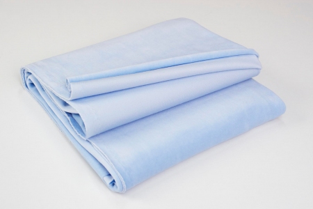 COTTON VELVET CASHMERE BLUE
