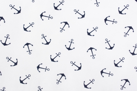 DZIANINA BAWEŁNIANA SINGIEL ANCHORS ICON