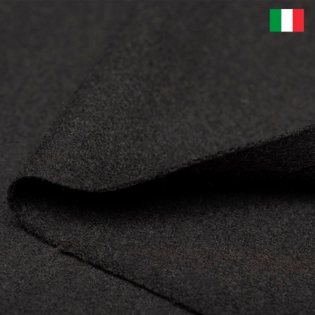 TKANINA WEŁNIANA ITALIA KLASYCZNA CZERŃ