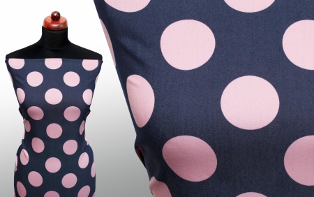 CIENKI JEANS PINK DOTS