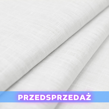 Len Puro to szlachetna, w 100% naturalna tkanina lniana o charakterystycznej, delikatnie widocznej fakturze.