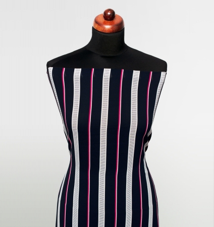 SZYFON FUCHSIA STRIPES