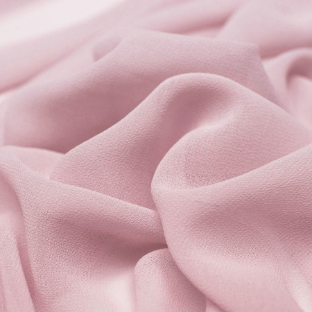 Lekka i zwiewna tkanina szyfonowa wykonana z mocno skręconej przędzy.