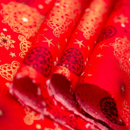 Świetnej jakości tkanina bawełniana o splocie płóciennym, wyprodukowana w Holandii.