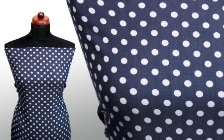 CIENKI JEANS LITTLE WHITE DOTS