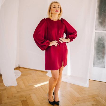 Wiskoza VERONA - lekka i zwiewna tkanina, bardzo szykowna, w jednolitym kolorze.